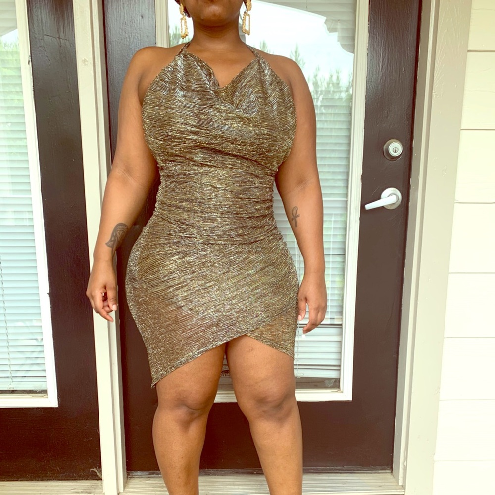 Gold standard bodycon dress